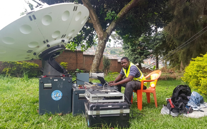 3. Satellite , Macrowave Dish Transmission & Connectivity